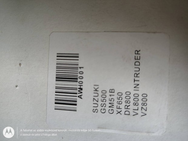 Suzuki els fknyereg feljt