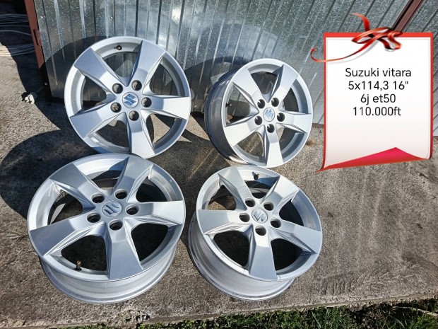 Suzuki sx4,vitara 5x114,3 16 col alufelni szett