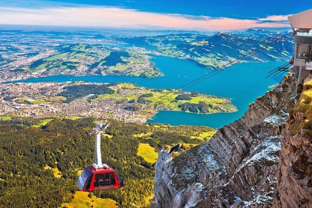 Svjc Pilatus hegy kulm kilt felvon & vonat jegy return ticket