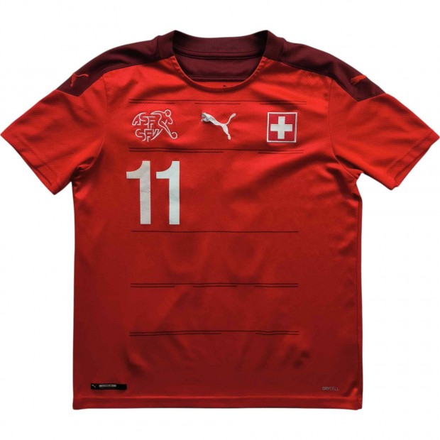 Svájci válogatott 20-22 Puma hazai Sandro #11 foci mez gyerek 164-es