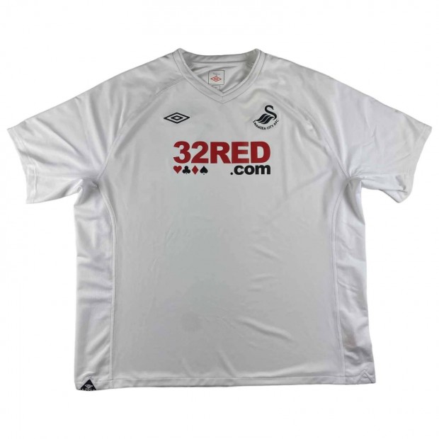 Swansea City 2010-11 Umbro hazai foci mez 4XL-es