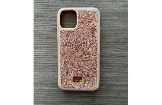 Swarovski Iphone 11 Pro rosegold tok