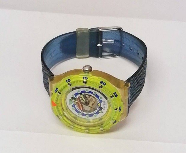 Swatch Neon Swiss Made Eta Quartz Movement ni gyerekra, jszer ll