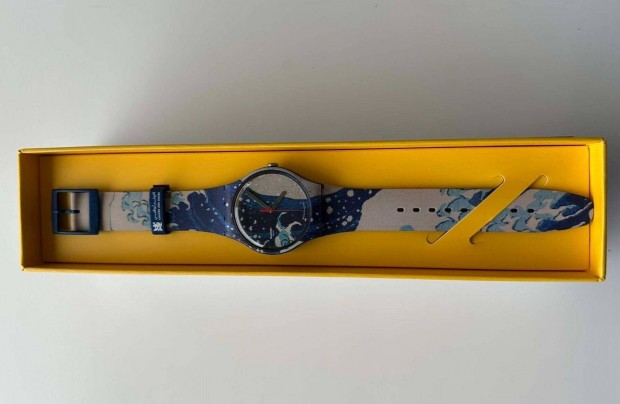 Swatch ra The Great Wave by Hokusai & Astrolabe Suoz351