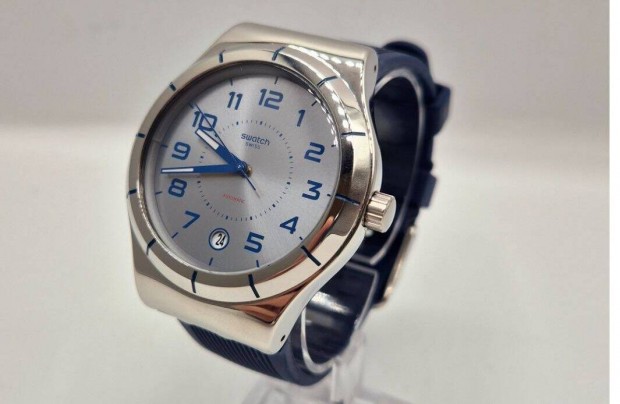 Swatch Yis409 Sistem 51 Irony frfi karra, kk/ezst, hasznlt