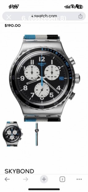 Swatch sky Bond j elad