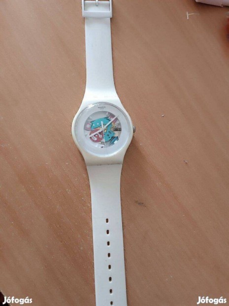 Swatch white Lacquered Suow 100 frfi karra