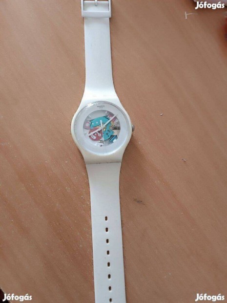 Swatch white Lacquered Suow 100 frfi karra ron Alul!