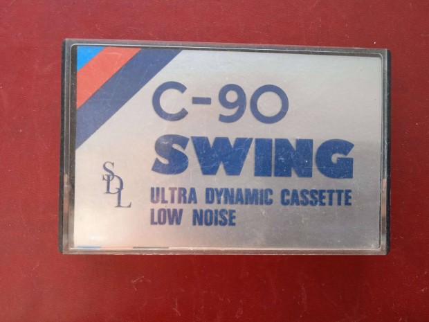 Swing , SDL C-90 retro audio kazetta , rsmentes papr