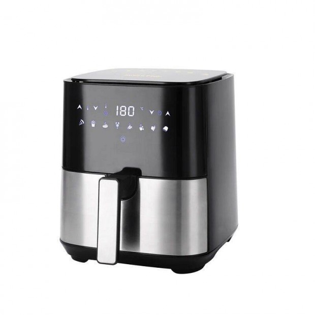 Swiss Pro+ SP-AF1450.5 forrólevegős sütő, 5l, 1450W - fekete