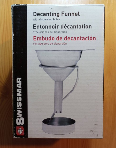 Swissmar kis rozsdamentes dekantáló, új