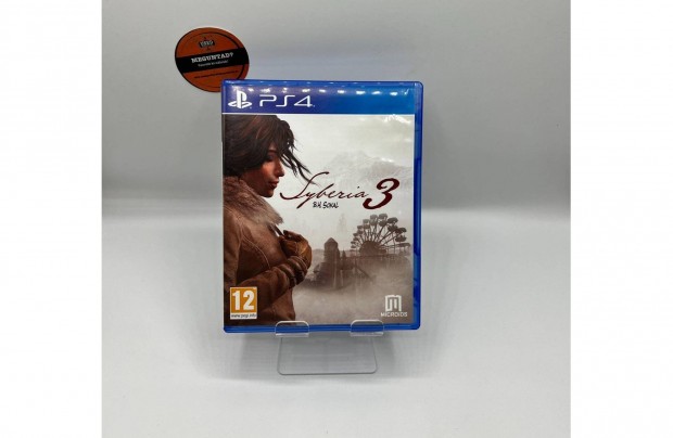 Syberia 3 - PS4 jtk, hasznlt