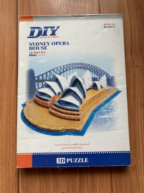 Sydney opera house 3D puzzle 58 darabos