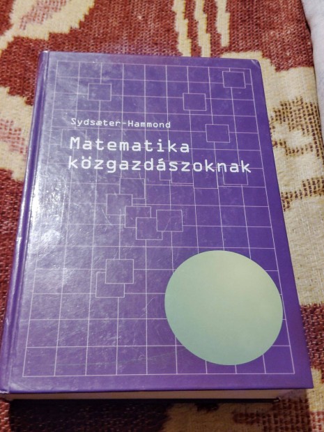 Sydsaeter- Hammond: Matematika kzgazdszoknak