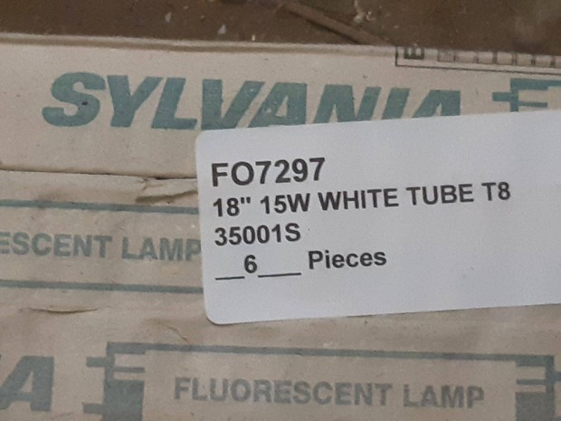 Sylvania white T8 F15W/35-535 fluorescent lamp fnycs 900Lm 44cm