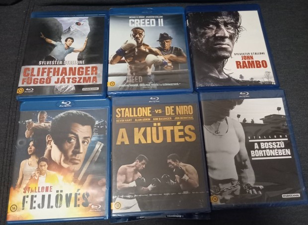 Sylvester Stallone gyjtemny blu-ray kiadvnyon