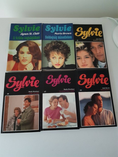 Sylvie sorozat romantikus knyv 6 db