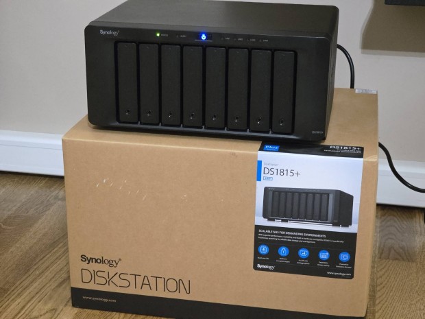 Synology 1815+ 8 lemezes NAS - jszer