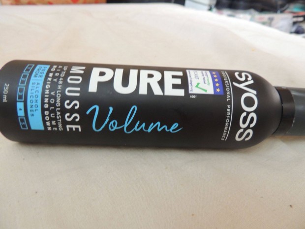 Syoss Pure Mousse Volume Hajformzo HAB