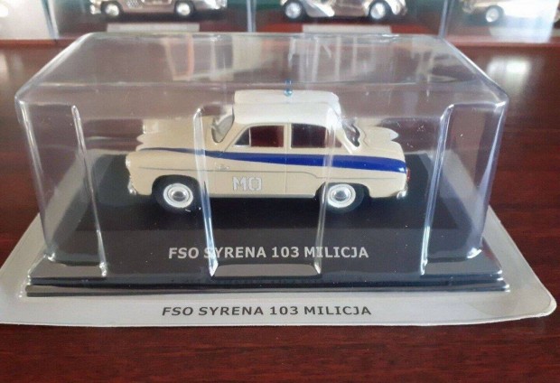 Syrena 103 Milicia kisauto modell 1/43 Eladó