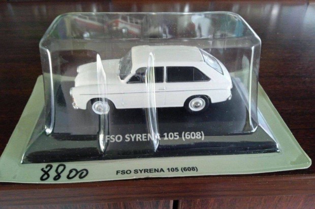 Syrena 105 (608) kisauto modell 1/43 Elad