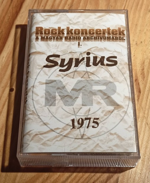 Syrius - Rock Koncertek 1975 kazetta 