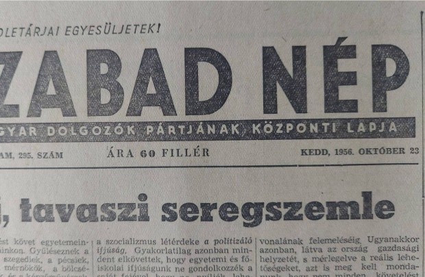 Szabad Np, 1956 oktber 23