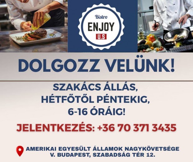 Szakács Állás - V. kerület