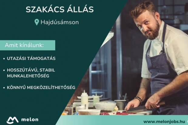 Szak�cs �ll�slehet�s�g