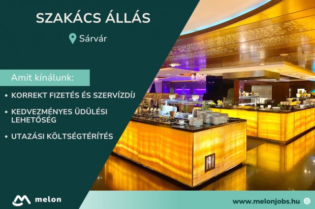 Szakács álláslehetőség