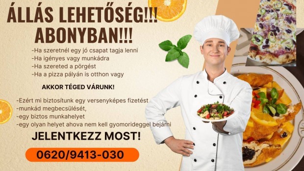 Szakácsok figyelem!!!