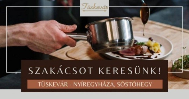 Szakácsot keresünk!