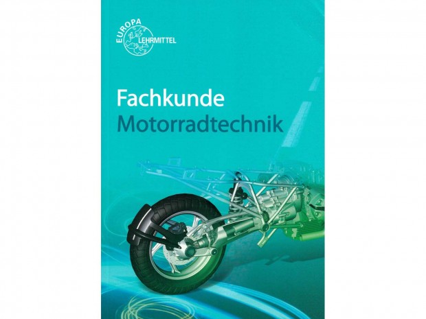 Szakmai könyv motorkerékpár-technika 424 oldal 17 x 24 cm mopedhez, mo