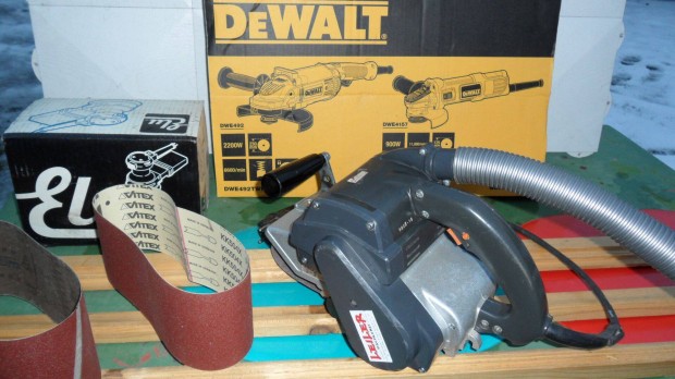 Szalagcsiszol Dewalt ELU csiszol 100 mm Bosch Makita lap