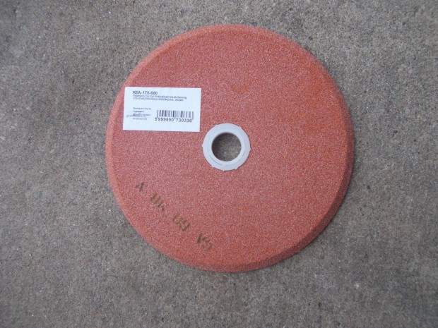 Szalagfűrész köszörűkő 150x10x32/20 mm-es, piros 60-as szemcse