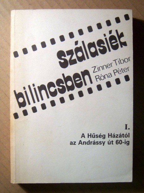 Szlasik Bilincsben I. (Zinner Tibor-Rna Pter) 1986 (8kp+tartalom)