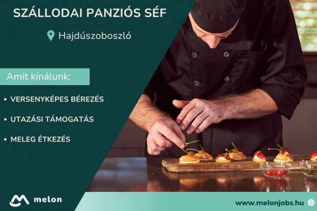 Szállodai panziós séf
