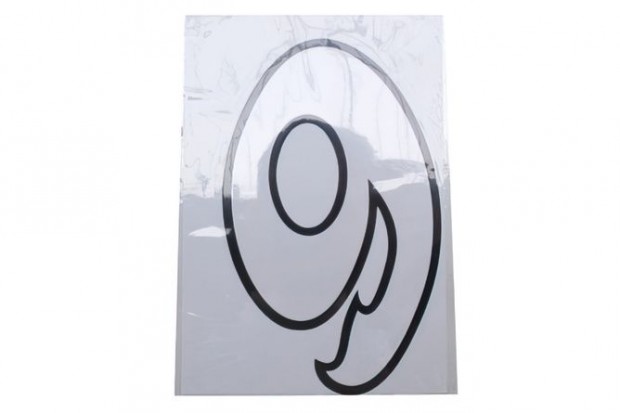 Sz�m Matrica "9" feh�r (13 cm)