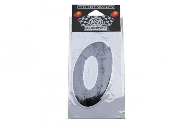 Sz�m matrica "0" fekete (9 cm)