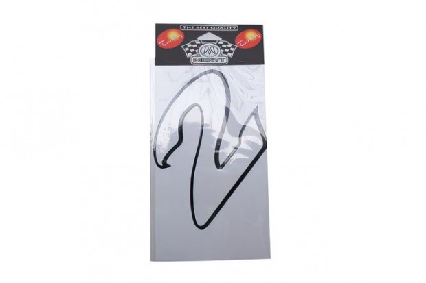 Sz�m matrica "2" feh�r (13 cm)