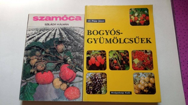 Szamóca + Bogyós gyümölcsűek 2 db könyv együtt 800Ft
