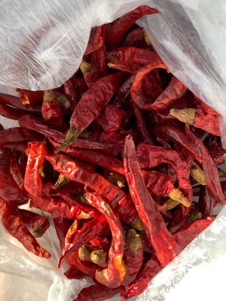 Szrtott csili paprika