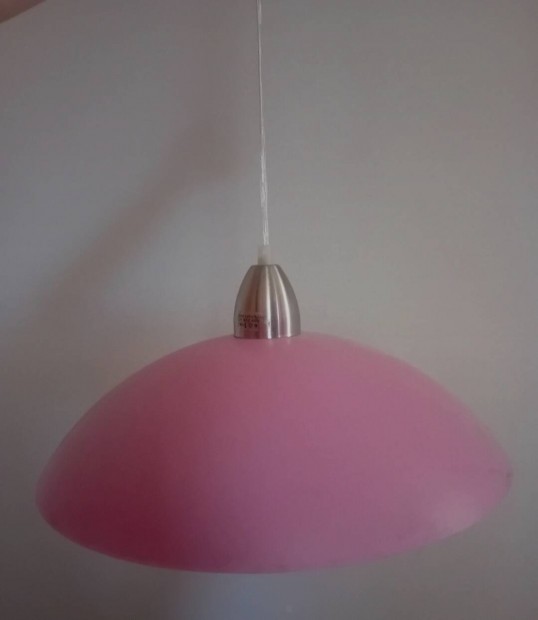 Szarvasi pink szobalmpa 45 cm