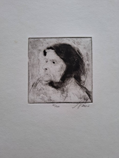 Sz�sz Endre id�s n� portr� meghat�, r�szletgazdag (limit�lt)