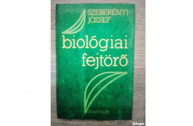 Szeberényi József, Biológiai fejtörő -újszerű