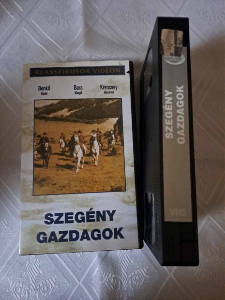 Szegny gazdagok VHS - magyar irodalmi filmadaptci