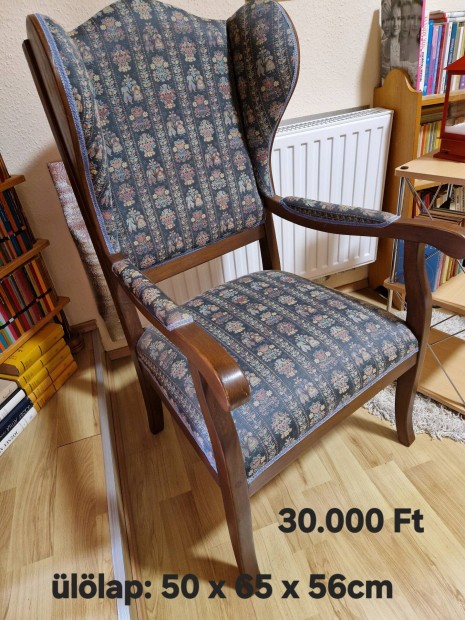 Szék , karfás, kárpitozott