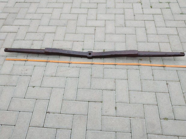 Szekértengely, lovaskocsi tengely, régi, kovácsoltvas