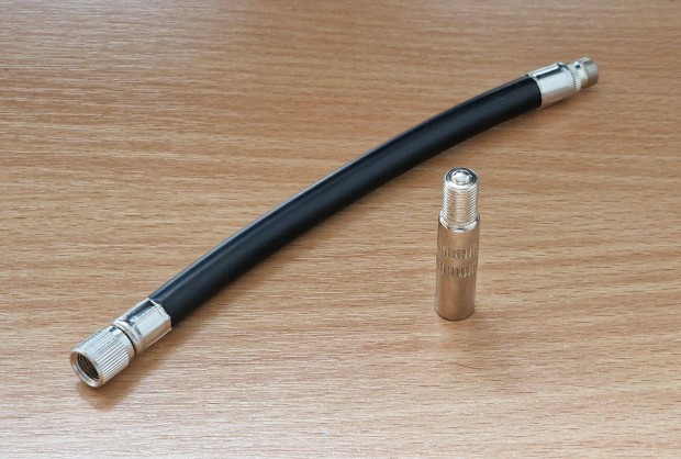 Szelep hosszabbított tömlő, rollerekhez szelepadapter, jármű, labda