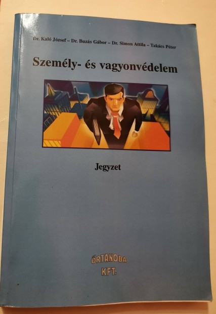 Szemly - s vagyonvdelem . Jegyzet. (knyv)